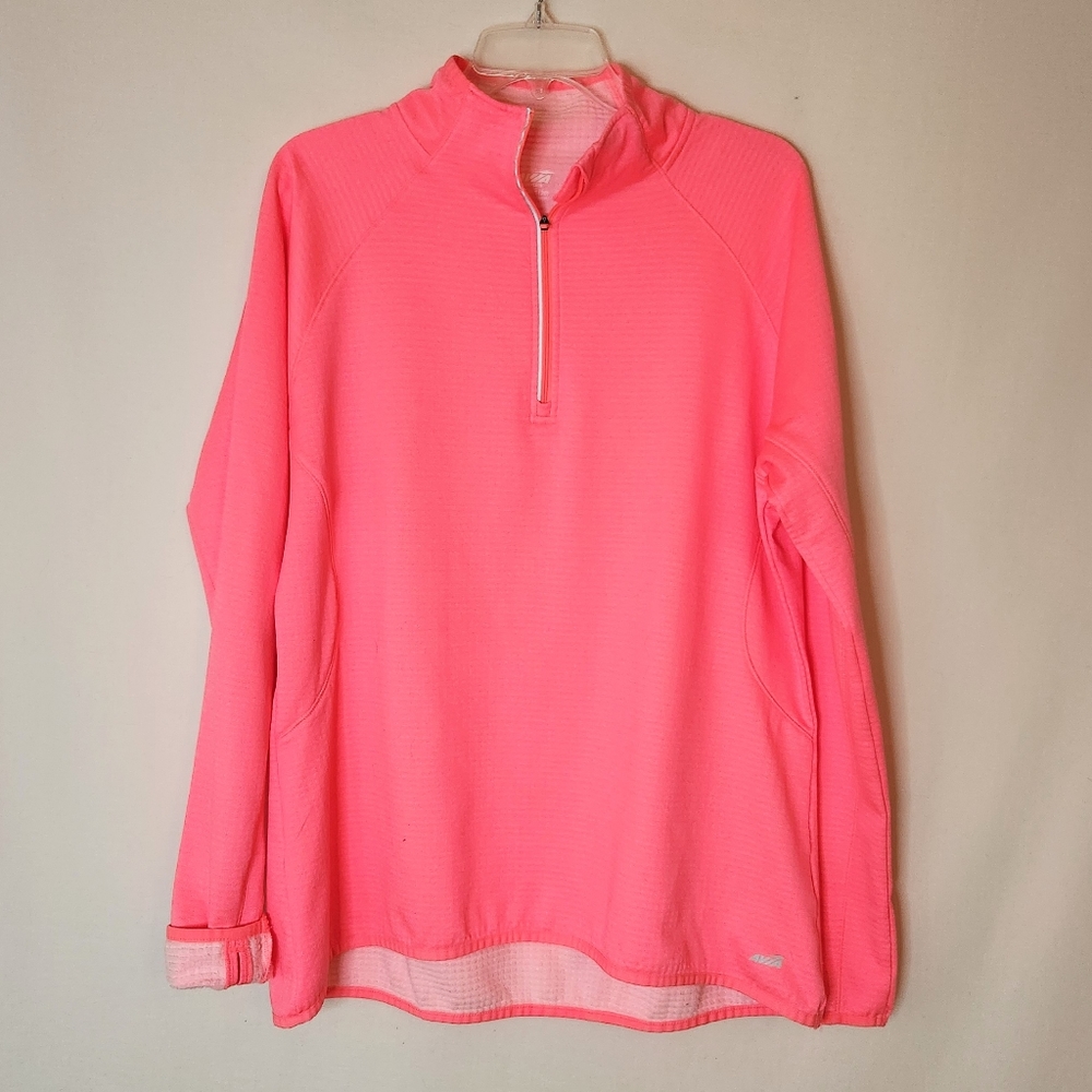 Avia Coral 1/4 Zip Long Sleeve Pullover womens size XXL